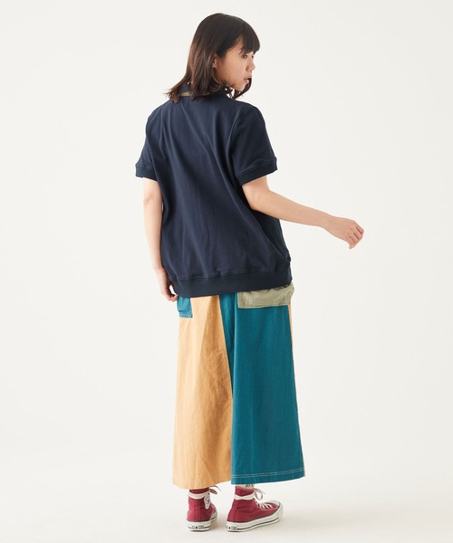 KRIFF MAYER Lady's Collection（クリフメイヤーレディースコレクション）の「ZIPポロ（ポロシャツ・レディース・ブラック/パープル/ネイビー/グレー/オフホワイト/オリーブ/ターコイズブルー/ワインレッド/カラフル・MEDIUM/LARGE）」の16枚目の写真