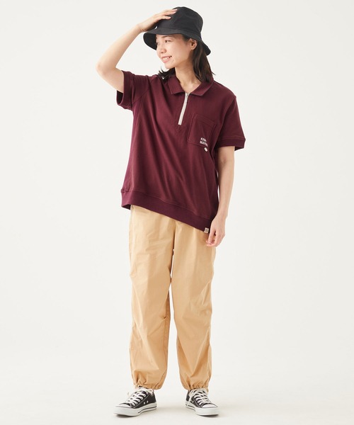 KRIFF MAYER Lady's Collection（クリフメイヤーレディースコレクション）の「ZIPポロ（ポロシャツ・レディース・ブラック/パープル/ネイビー/グレー/オフホワイト/オリーブ/ターコイズブルー/ワインレッド/カラフル・MEDIUM/LARGE）」の13枚目の写真