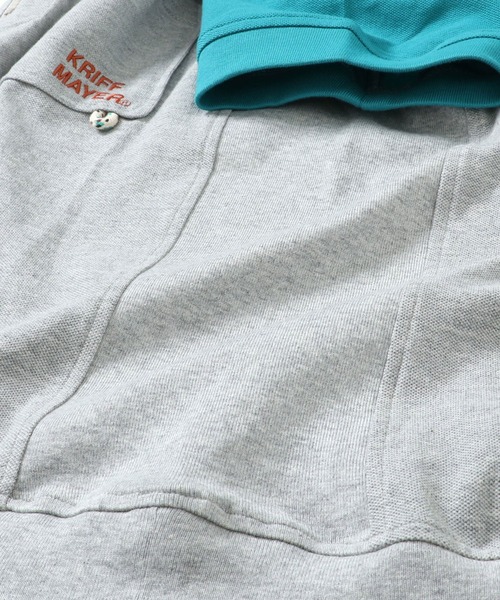 KRIFF MAYER Lady's Collection（クリフメイヤーレディースコレクション）の「ZIPポロ（ポロシャツ・レディース・ブラック/パープル/ネイビー/グレー/オフホワイト/オリーブ/ターコイズブルー/ワインレッド/カラフル・MEDIUM/LARGE）」の22枚目の写真