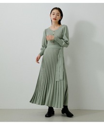 PLEATS KNIT ONEPIECE/プリーツニットワンピース