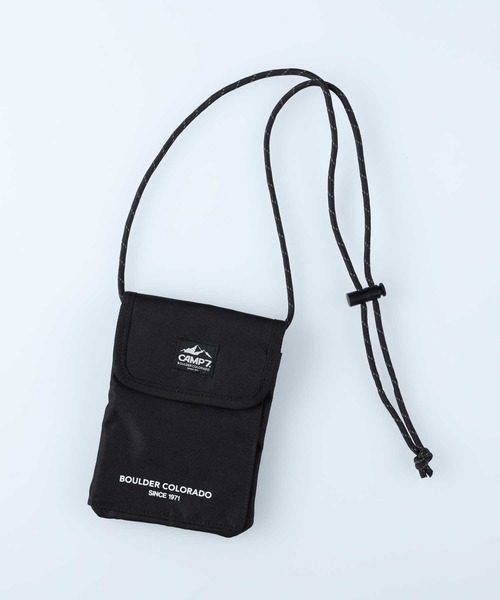 CAMP7（キャンプセブン）の「【CAMP7】ネックポーチ（ショルダーバッグ・メンズ・ブラック/カーキブラウン/ベージュ・ONE SIZE）」の2枚目の写真