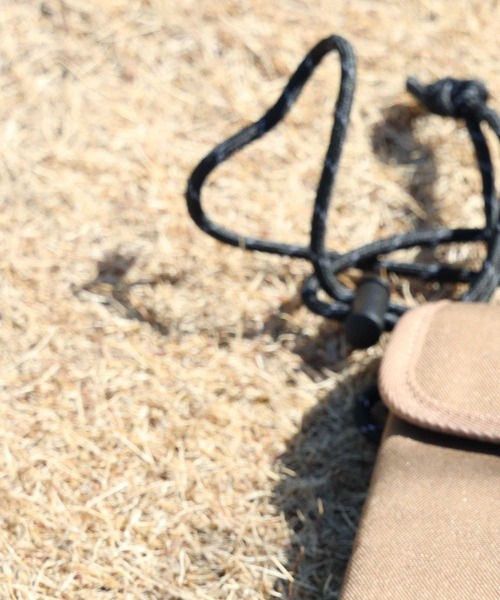 CAMP7（キャンプセブン）の「【CAMP7】ネックポーチ（ショルダーバッグ・メンズ・ブラック/カーキブラウン/ベージュ・ONE SIZE）」の11枚目の写真