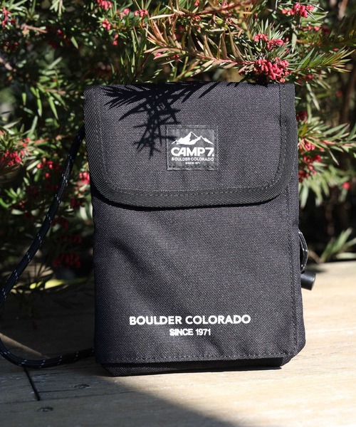CAMP7（キャンプセブン）の「【CAMP7】ネックポーチ（ショルダーバッグ・メンズ・ブラック/カーキブラウン/ベージュ・ONE SIZE）」の12枚目の写真