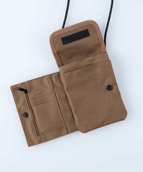 CAMP7（キャンプセブン）の「【CAMP7】ネックポーチ（ショルダーバッグ・メンズ・ブラック/カーキブラウン/ベージュ・ONE SIZE）」の14枚目の写真