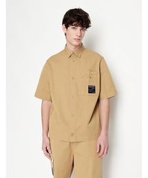 ARMANI EXCHANGE | 【A|X アルマーニ エクスチェンジ】ラウンドジップポケット付き　半袖シャツ/LOOSE(シャツ/ブラウス)