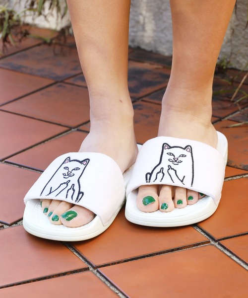 RIPNDIP（リップンディップ）の「RIPNDIP/リップンディップ LORD NERMAL GLOW IN THE DARK SLIDE スライドサンダル フラットシャワーサンダル（サンダル・メンズ・ホワイト・8/9）」の15枚目の写真