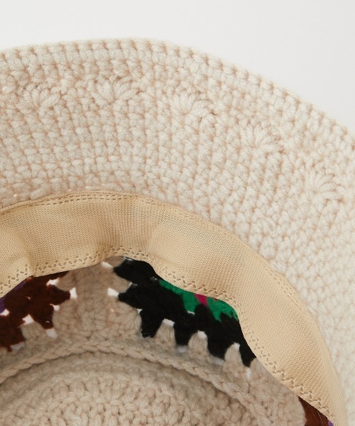 RODEO CROWNS WIDE BOWL(ロデオクラウンズワイドボウル)の「KIDS カギアミチューリップハット(ハット・キッズ・ブラック/アイボリー・FREE)」の11枚目の写真