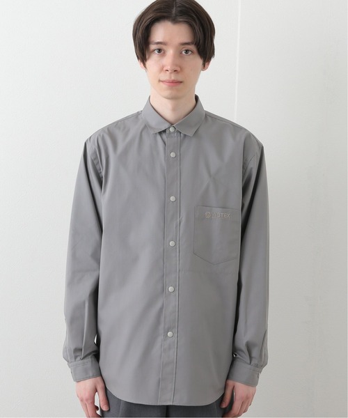 417 EDIFICE（フォーワンセブンエディフィス）の「【VIBTEX】 ユーティリティシャツ（シャツ/ブラウス・メンズ・ホワイト/チャコールグレー・MEDIUM/SMALL/LARGE）」の19枚目の写真