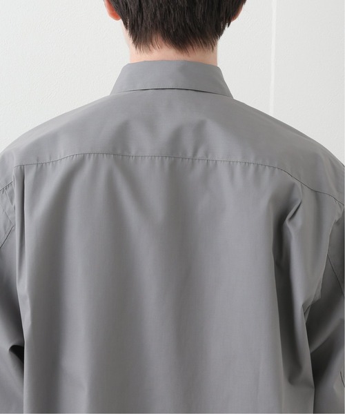 417 EDIFICE（フォーワンセブンエディフィス）の「【VIBTEX】 ユーティリティシャツ（シャツ/ブラウス・メンズ・ホワイト/チャコールグレー・MEDIUM/SMALL/LARGE）」の5枚目の写真