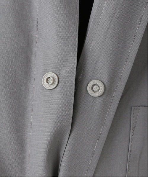 417 EDIFICE（フォーワンセブンエディフィス）の「【VIBTEX】 ユーティリティシャツ（シャツ/ブラウス・メンズ・ホワイト/チャコールグレー・MEDIUM/SMALL/LARGE）」の10枚目の写真