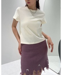 lissi Boutique（リージーブティック）の「【lissi Boutique】ベーシックシンプルTシャツ（Tシャツ/カットソー）」