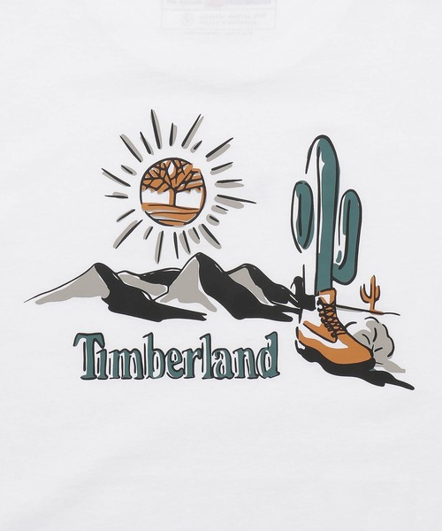 Timberland（ティンバーランド）の「メンズ 半袖 バック グラフィック Tシャツ（Tシャツ/カットソー・メンズ・ホワイト・SMALL/MEDIUM/LARGE/X-LARGE/XX-LARGE）」の10枚目の写真