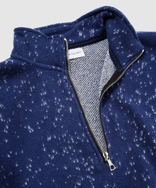 JOHN ELLIOTT(ジョンエリオット)の「Spec Wool 1/2 Zip Pullover(スウェット・メンズ・ブルー/グレー系その他・MEDIUM/LARGE/X-LARGE)」の5枚目の写真