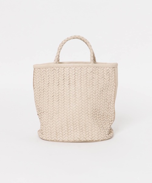 URBAN RESEARCH DOORS(アーバンリサーチドアーズ)の「レザーメッシュミニバッグ(ハンドバッグ・レディース・ホワイト/ブラック系その他/キャメル・ONE)」の14枚目の写真