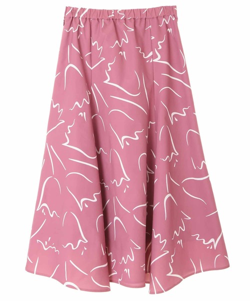 31 Sons de mode（トランテアン　ソン　ドゥ　モード）の「フラワーアート柄スカート（スカート・レディース・ピンク/クリーム/ライトグリーン・38/36）」の11枚目の写真