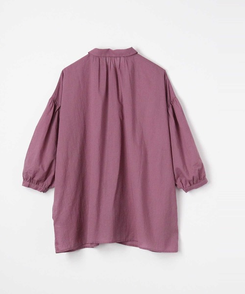 HONEYSUCKLE ROSE（ハニーサックルローズ）の「【HONEYSUCKLE ROSE】ローン無地ブラウス（シャツ/ブラウス・レディース・ブラック/パープル/オフホワイト・M/L）」の7枚目の写真