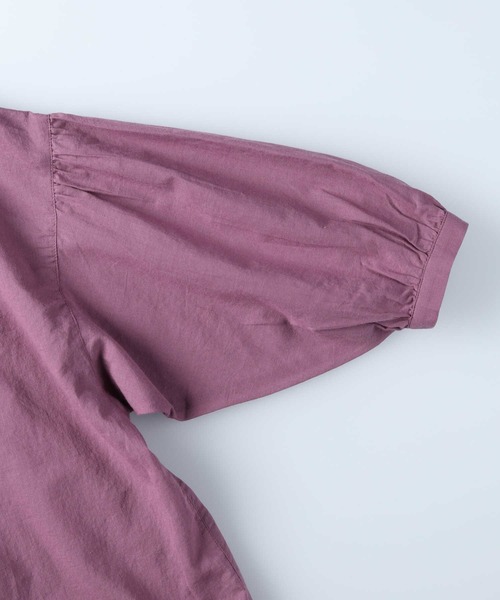 HONEYSUCKLE ROSE（ハニーサックルローズ）の「【HONEYSUCKLE ROSE】ローン無地ブラウス（シャツ/ブラウス・レディース・ブラック/パープル/オフホワイト・M/L）」の9枚目の写真