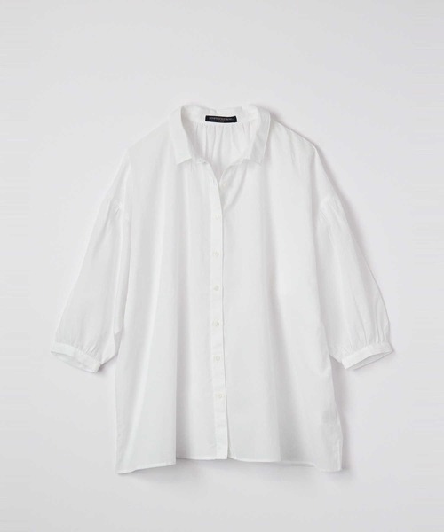 HONEYSUCKLE ROSE（ハニーサックルローズ）の「【HONEYSUCKLE ROSE】ローン無地ブラウス（シャツ/ブラウス・レディース・ブラック/パープル/オフホワイト・M/L）」の11枚目の写真