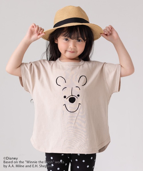 JAM & LINK（ジャムアンドリンク）の「ディズニー / キャラクタービッグシルエット半袖Tシャツ（Tシャツ/カットソー・キッズ・G/B/F/H/E/A/C/D・100cm/110cm/120cm/130cm/80ｃｍ/90cm）」の2枚目の写真