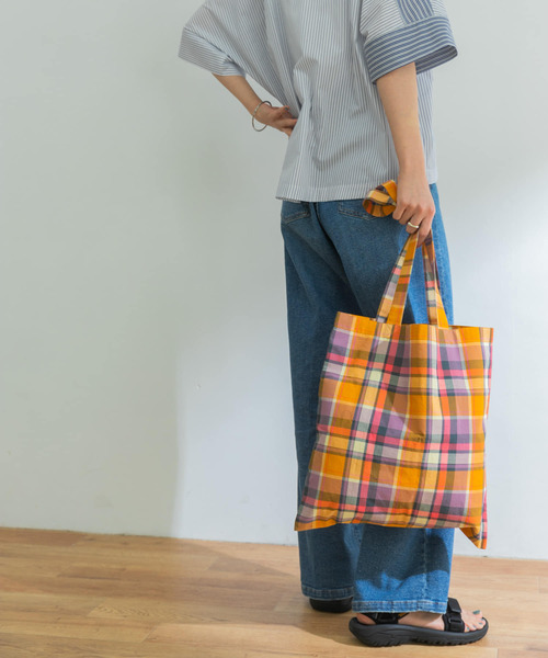URBAN RESEARCH（アーバンリサーチ）の「マドラスチェックトートBAG