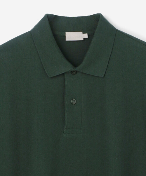 handvaerk（ハンドバーク）の「handvaerk | ピケ ポロシャツ MEN（ポロシャツ・メンズ・ダークグリーン/ブラック/ライトグレー/ネイビー・MEDIUM/SMALL/LARGE）」の6枚目の写真