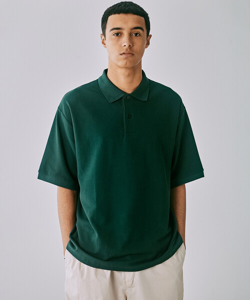 handvaerk（ハンドバーク）の「handvaerk | ピケ ポロシャツ MEN（ポロシャツ・メンズ・ダークグリーン/ブラック/ライトグレー/ネイビー・MEDIUM/SMALL/LARGE）」の16枚目の写真