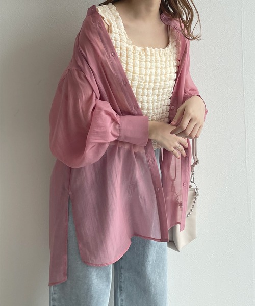 w closet（ダブルクローゼット）の「ポコポコ2WAYビスチェ（その他トップス・レディース・ブラウン/アイボリー/サックスブルー系1/ブラック・FREE）」の18枚目の写真