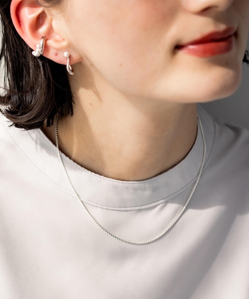 JUICY ROCK（ジューシーロック）の「GP(SV925)/SV925 スエッジチェーンネックレス（ネックレス・レディース・ゴールド・ONE SIZE）」の11枚目の写真