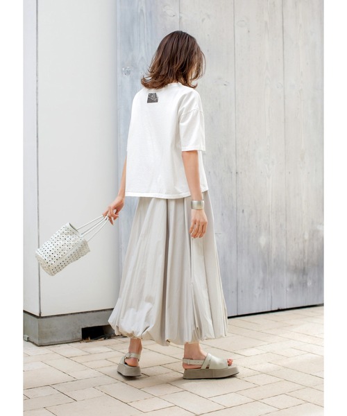 STYLE DELI（スタイルデリ）の「【Made in JAPAN】フォトプリントTシャツ（Tシャツ/カットソー・レディース・アイボリー/グレイッシュベージュ・FREE）」の5枚目の写真
