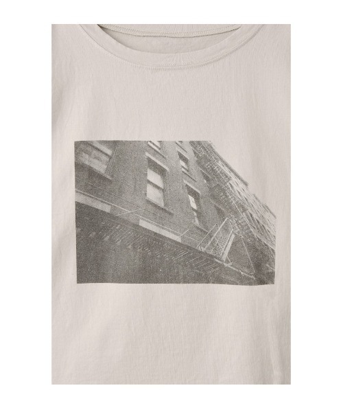 STYLE DELI（スタイルデリ）の「【Made in JAPAN】フォトプリントTシャツ（Tシャツ/カットソー・レディース・アイボリー/グレイッシュベージュ・FREE）」の15枚目の写真