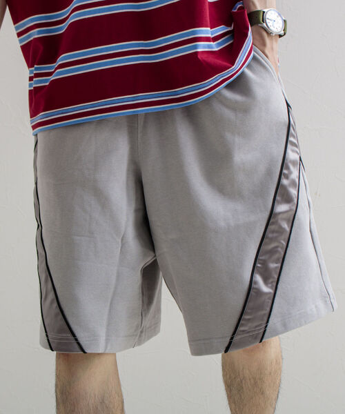 GLOSTER（グロスター）の「【GLOSTER/グロスター】IPFU スウェットショーツ ハーフパンツ（その他パンツ・メンズ・ライトグレー/ブラック/グレイッシュブルー・M/L）」の5枚目の写真