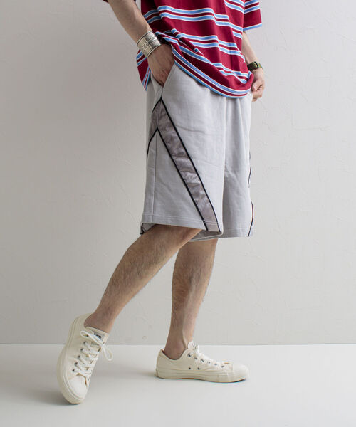 GLOSTER（グロスター）の「【GLOSTER/グロスター】IPFU スウェットショーツ ハーフパンツ（その他パンツ・メンズ・ライトグレー/ブラック/グレイッシュブルー・M/L）」の6枚目の写真