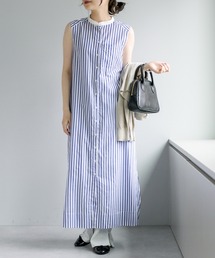 PUAL CE CIN | クレリック ノースリーブワンピース(ワンピース)