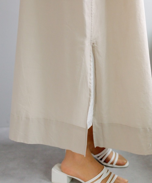 PUAL CE CIN（ピュアルセシン）の「クレリック ノースリーブワンピース（ワンピース・レディース・ベージュ/スミクロ/ブルー系/イエロー系・FREE）」の15枚目の写真