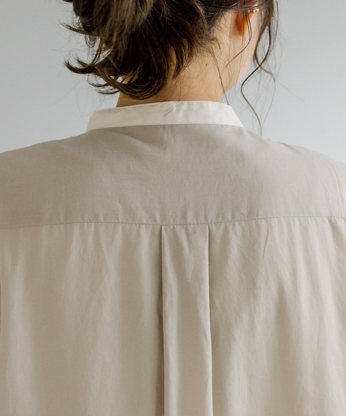 PUAL CE CIN（ピュアルセシン）の「クレリック ノースリーブワンピース（ワンピース・レディース・ベージュ/スミクロ/ブルー系/イエロー系・FREE）」の18枚目の写真