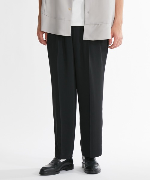 UNITED TOKYO（ユナイテッドトウキョウ）の「2タックストレートスラックス（スラックス・メンズ・ブラック/ライトブルーグレー/ホワイト/ブラウン・2/1/3）」の3枚目の写真