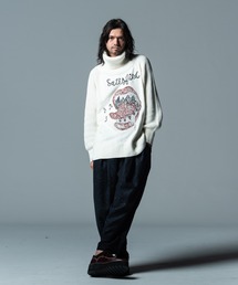 glamb（グラム）の「Lips and Song Turtle Knit / リップスアンド