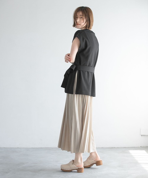 A part by（アパートバイ）の「スタッズサボ　285457（サンダル・レディース・ブラック/ライトベージュ・MEDIUM/LARGE）」の18枚目の写真