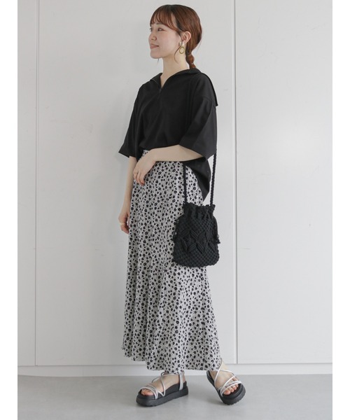 ehka sopo（エヘカソポ）の「マクラメ巾着ショルダーバッグ（ショルダーバッグ・レディース・ベージュ/キナリ/ブラック・ﾌﾘ-）」の18枚目の写真