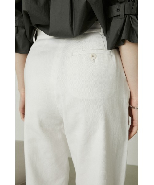 RIM.ARK(リムアーク)の「W length straight PT(スラックス・レディース・ホワイト/ライトグレー系/グレー・38/36)」の20枚目の写真