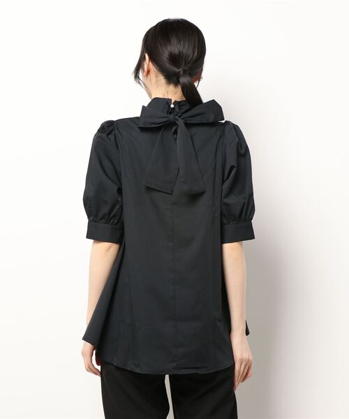 KOBE LETTUCE（コウベレタス）の「選べる２タイプ　ハイネックブラウス（シャツ/ブラウス・レディース・オフホワイト/ピンク系その他2/ピンク系その他/グリーン系/サックスブルー系/サックスブルー系1/ミント/ホワイト系/ブラック系/ブラック・FREE）」の11枚目の写真