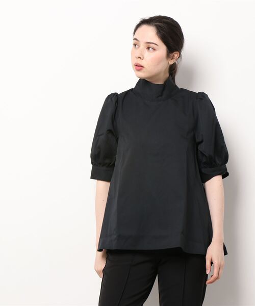 KOBE LETTUCE（コウベレタス）の「選べる２タイプ　ハイネックブラウス（シャツ/ブラウス・レディース・オフホワイト/ピンク系その他2/ピンク系その他/グリーン系/サックスブルー系/サックスブルー系1/ミント/ホワイト系/ブラック系/ブラック・FREE）」の22枚目の写真