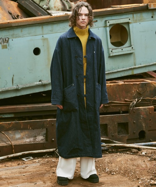 CASPER JOHN（キャスパージョン）の「Tab button shop coat/タブボタン