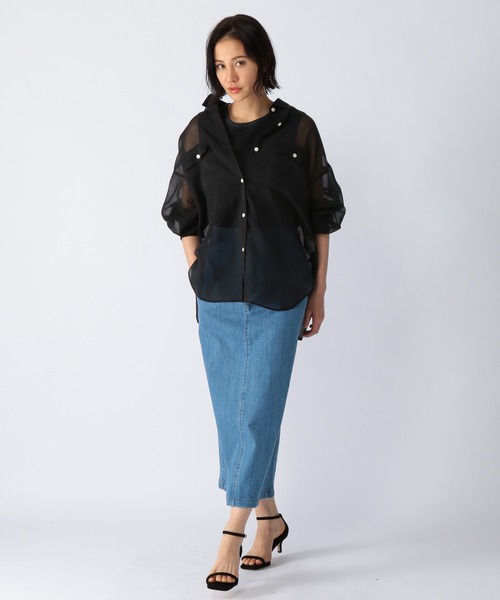 BARNYARDSTORM(バンヤードストーム)の「BARNYARDSTORM / 【WEB限定サイズXS/L】リネンデニムスカート(デニムスカート・レディース・インディゴブルー・00/0/1/2)」の6枚目の写真