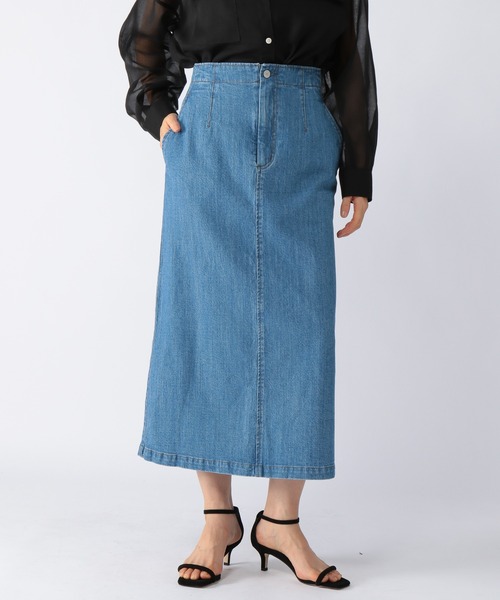 BARNYARDSTORM(バンヤードストーム)の「BARNYARDSTORM / 【WEB限定サイズXS/L】リネンデニムスカート(デニムスカート・レディース・インディゴブルー・00/0/1/2)」の8枚目の写真