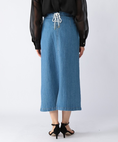 BARNYARDSTORM(バンヤードストーム)の「BARNYARDSTORM / 【WEB限定サイズXS/L】リネンデニムスカート(デニムスカート・レディース・インディゴブルー・00/0/1/2)」の13枚目の写真