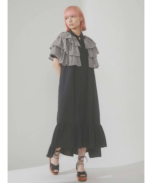 merry jenny（メリージェニー）の「ruffleガーゼティアードガウン（シャツ/ブラウス・レディース・オフホワイト・FREE）」の11枚目の写真