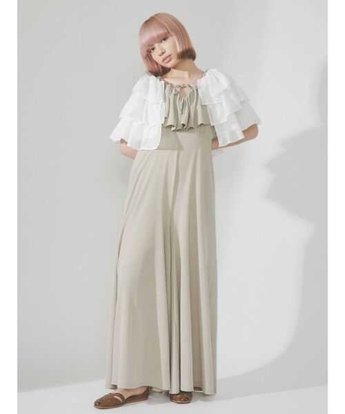 merry jenny（メリージェニー）の「ruffleガーゼティアードガウン（シャツ/ブラウス・レディース・オフホワイト・FREE）」の16枚目の写真