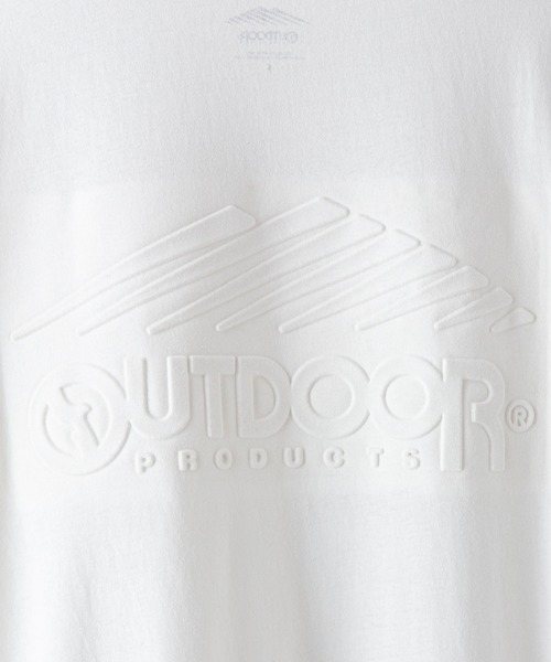 OUTDOOR PRODUCTS APPAREL(アウトドアプロダクツアパレル)の「USAコットン バックロゴ 同色エンボス加工 ビッグシルエット ヘビーウェイト ワンピース(ワンピース・レディース・ホワイト/ブラック/グリーン・FREE)」の9枚目の写真