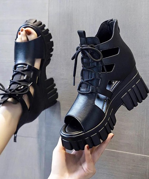 厚底ブーツサンダル（ブーツ）｜ANOTHER S（アナザーエス）の